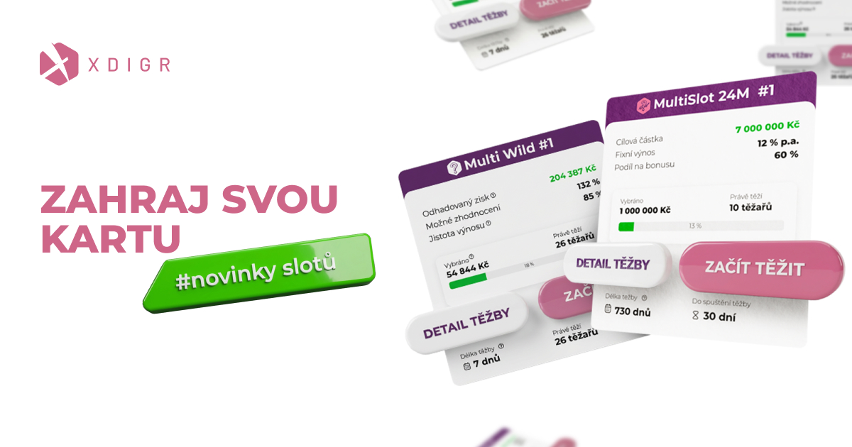Novinka: MultiSlot a Multi WILD – přirozený vývoj slotů na základě práce našich traderů